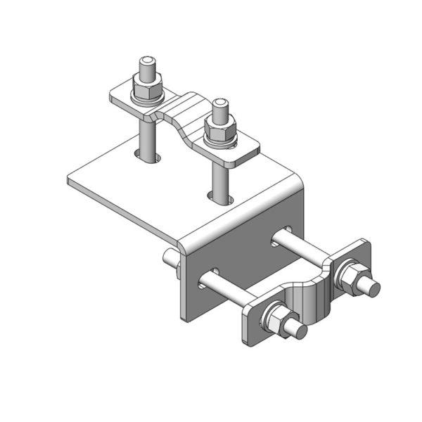 Crossover Angle Kit, 2"-3.5" X 2"-3.5", With V-Clamps